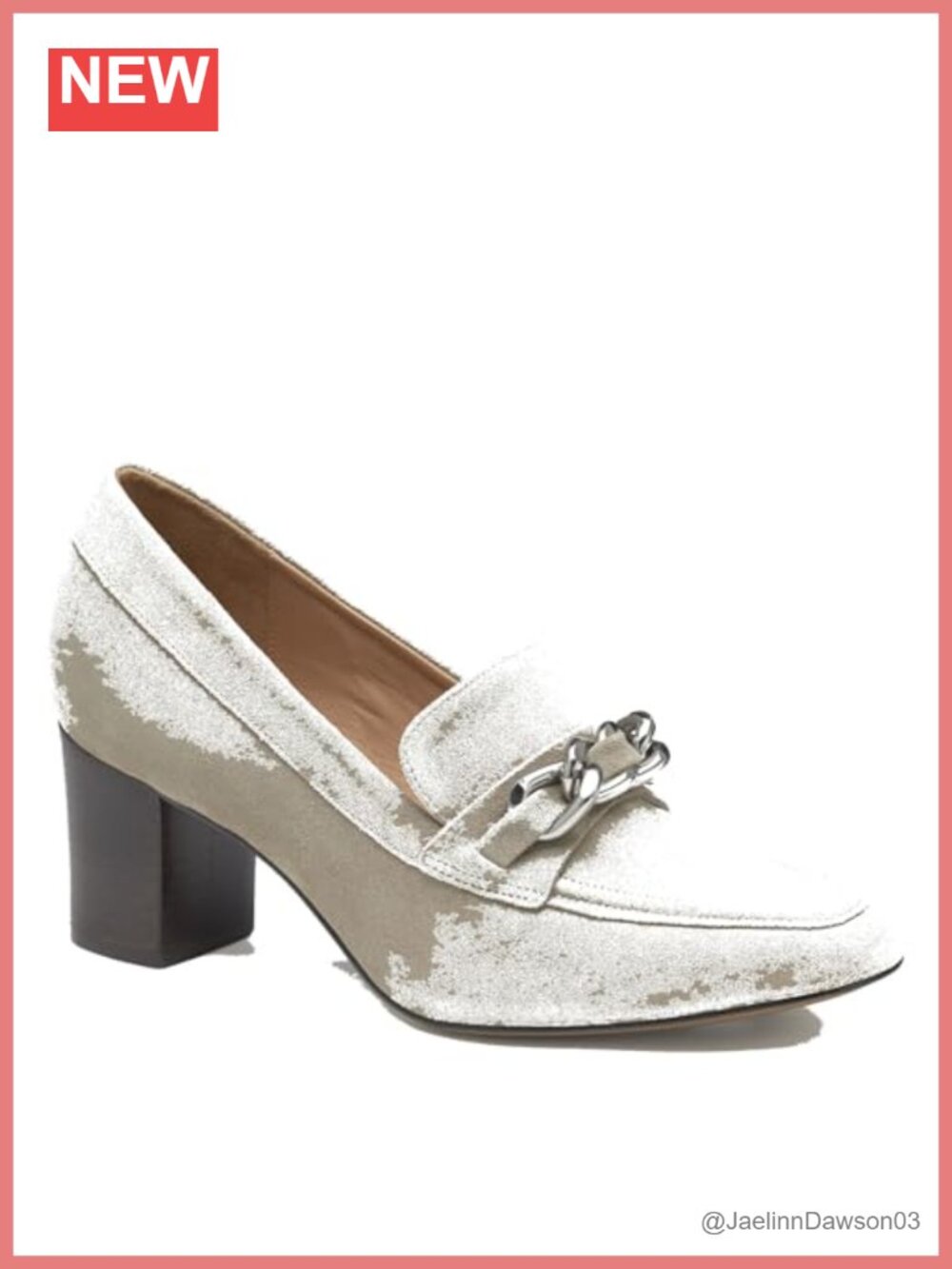 Suede Chain Loafers with Cushioned Footbed